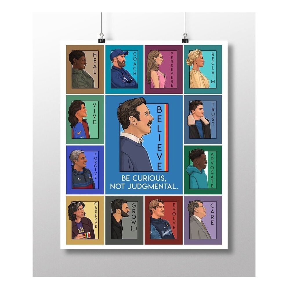 Be Curious Not Judgemental Quote Poster 165